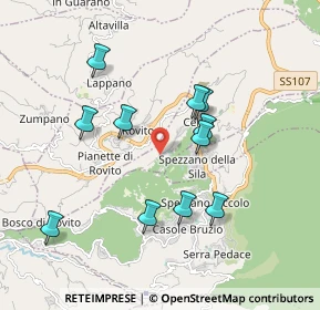 Mappa Via Sandro Pertini, 87053 Celico CS, Italia (1.91182)