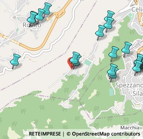 Mappa Via Sandro Pertini, 87053 Celico CS, Italia (0.75)