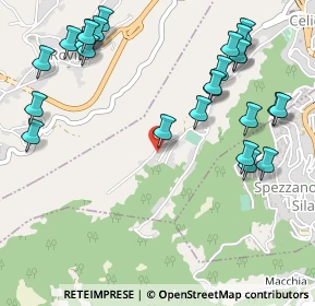 Mappa Via Sandro Pertini, 87053 Celico CS, Italia (0.71154)
