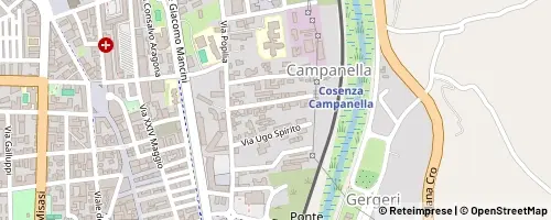 Mappa Cosenza