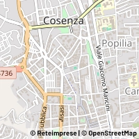 Kaart Cosenza