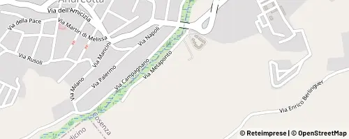 Mappa Cosenza