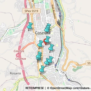 Mappa Via Giustino Fortunato, 87100 Cosenza CS, Italia (0.80636)