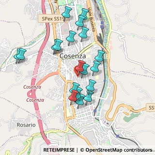 Mappa Via Giustino Fortunato, 87100 Cosenza CS, Italia (0.98684)