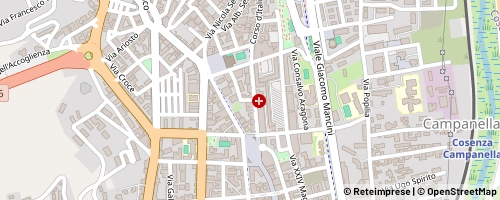 Mappa Cosenza