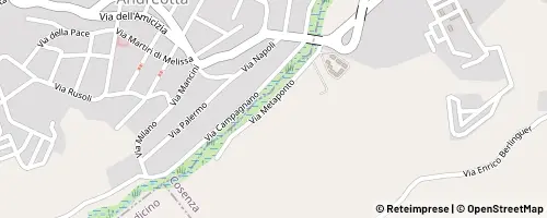Mappa Cosenza