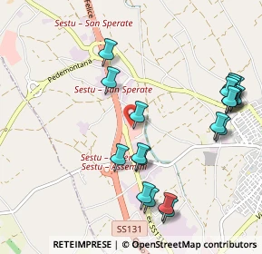 Mappa Loc km 10+800 09028, 09028 More Corraxe CA, Italia (1.2885)