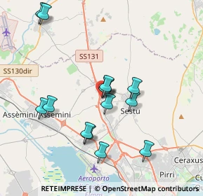Mappa Loc km 10+800 09028, 09028 More Corraxe CA, Italia (3.86643)