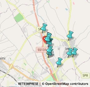 Mappa Loc km 10+800 09028, 09028 More Corraxe CA, Italia (1.355)