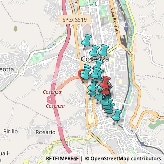 Mappa Via Filippo Amantea Mannelli, 87100 Cosenza CS, Italia (0.7025)