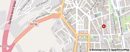 Mappa Cosenza