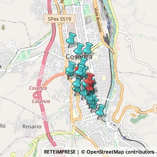 Mappa Via Bruno Amantea, 87100 Cosenza CS, Italia (0.579)