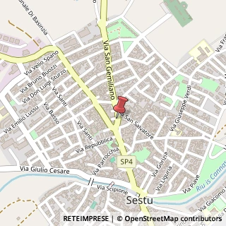 Mappa Via S. Gemiliano, 09028 Sestu CA, Italia, 09028 Sestu, Cagliari (Sardegna)