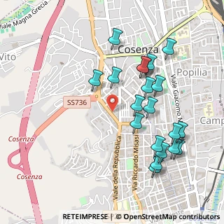Mappa Via Renato Guttuso, 87100 Cosenza CS, Italia (0.5665)