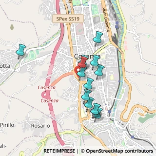 Mappa Via Renato Guttuso, 87100 Cosenza CS, Italia (0.85231)
