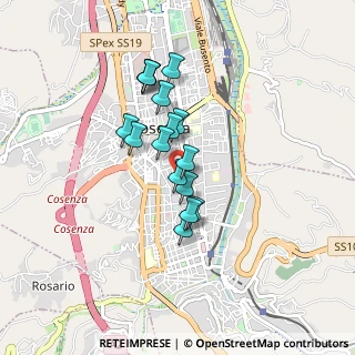 Mappa Cosenza, 87100 Cosenza CS, Italia (0.71625)