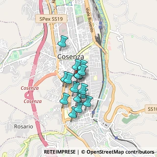 Mappa Cosenza, 87100 Cosenza CS, Italia (0.625)