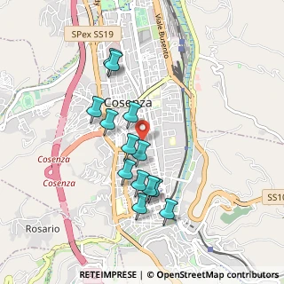 Mappa Cosenza, 87100 Cosenza CS, Italia (0.90385)