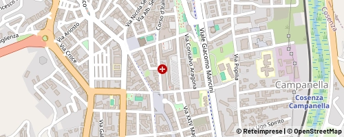 Mappa Cosenza