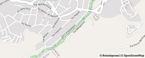 Mappa Cosenza