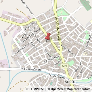 Mappa Via Meloni, 9, 09028 Sestu, Cagliari (Sardegna)