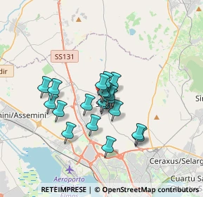 Mappa Via Meloni, 09028 Sestu CA, Italia (2.6365)