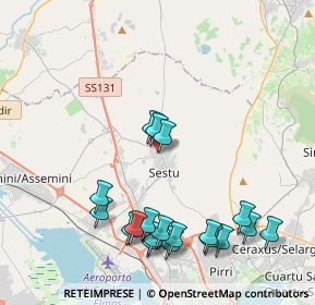 Mappa Via Meloni, 09028 Sestu CA, Italia (5.00895)