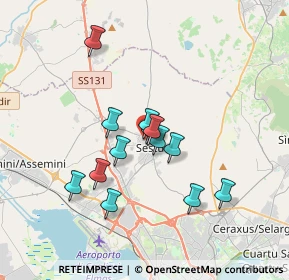 Mappa Via Meloni, 09028 Sestu CA, Italia (3.15231)