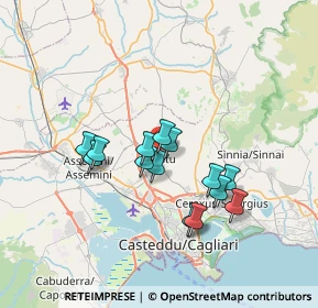 Mappa Via Meloni, 09028 Sestu CA, Italia (6.27643)