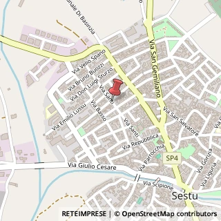 Mappa Via santi f. 21, 09028 Sestu, Cagliari (Sardegna)