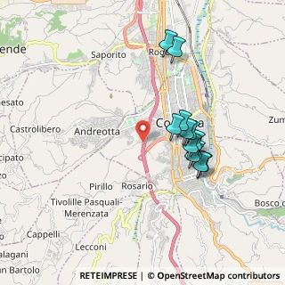 Mappa Via Enrico Berlinguer, 87100 Cosenza CS, Italia (1.81833)