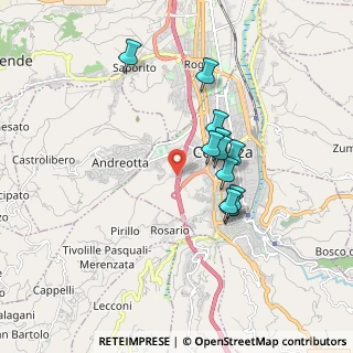 Mappa Via Enrico Berlinguer, 87100 Cosenza CS, Italia (1.61182)