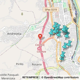 Mappa Via Enrico Berlinguer, 87100 Cosenza CS, Italia (1.30143)