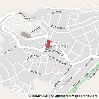 Mappa Via dell'Amicizia, 26, 87040 Castrolibero, Cosenza (Calabria)
