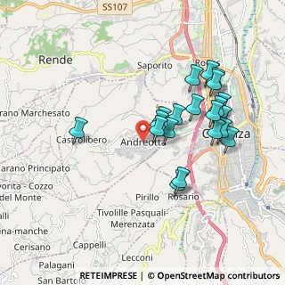 Mappa Snc 87040 87040 Andreotta CS, 87040 Castrolibero CS, Italia (1.952)