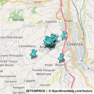 Mappa Snc 87040 87040 Andreotta CS, 87040 Castrolibero CS, Italia (0.7315)