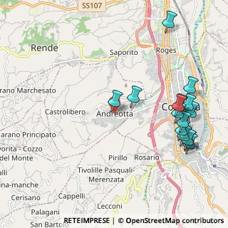 Mappa Snc 87040 87040 Andreotta CS, 87040 Castrolibero CS, Italia (2.70067)