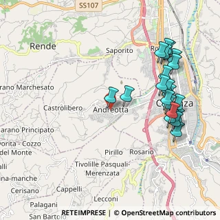 Mappa Snc 87040 87040 Andreotta CS, 87040 Castrolibero CS, Italia (2.488)