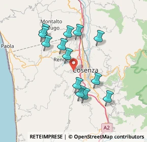 Mappa Snc 87040 87040 Andreotta CS, 87040 Castrolibero CS, Italia (7.39385)