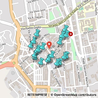 Mappa Via Umberto Zanotti Bianco, 87100 Cosenza CS, Italia (0.2025)