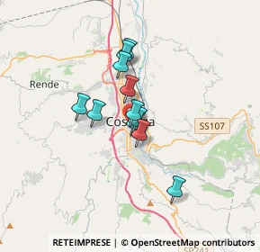 Mappa Via Zanotti Bianco, 87100 Cosenza CS, Italia (2.47727)