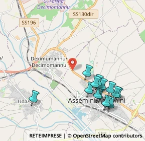 Mappa SS 130 Iglesiente, 09032 Assemini CA, Italia (2.46286)