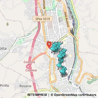 Mappa Traversa Luca Giordano, 87100 Cosenza CS, Italia (0.83167)