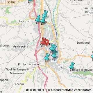 Mappa Via Antonio Zupi, 87100 Cosenza CS, Italia (2.35667)