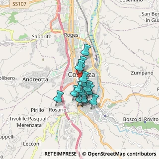 Mappa Via Antonio Zupi, 87100 Cosenza CS, Italia (1.2)