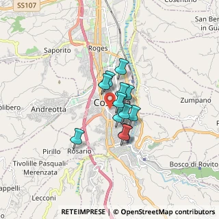 Mappa Via Antonio Zupi, 87100 Cosenza CS, Italia (1.055)