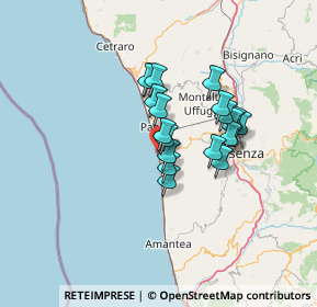 Mappa 87038 San Nicola Arcella CS, Italia (10.76)