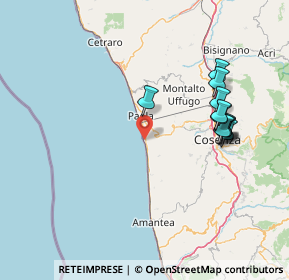 Mappa Via Strada O, 87038 San Nicola Arcella CS, Italia (16.78)