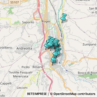 Mappa Via Pasquale Rebecchi, 87100 Cosenza CS, Italia (0.78733)