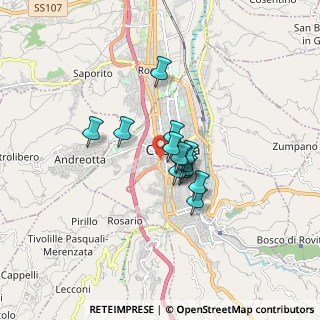 Mappa Via Pasquale Rebecchi, 87100 Cosenza CS, Italia (1.09286)